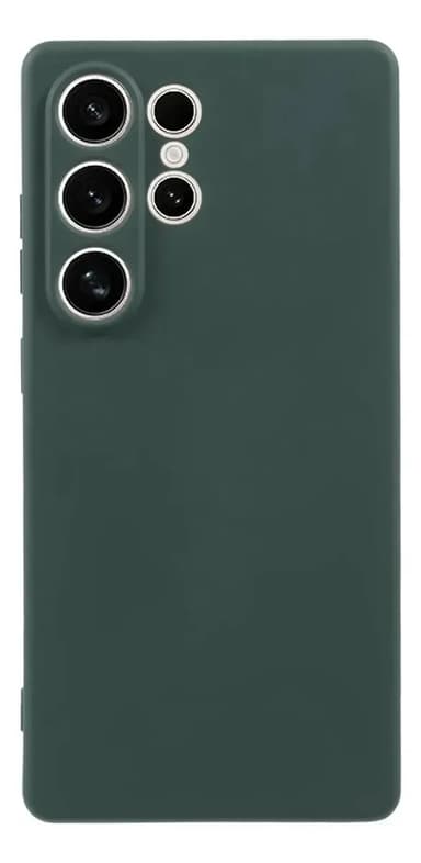 Funda Para Samsung S26 Ultra Verde Oscuro Protector Silicona Suave Con Felpa Gamuza Interior Microfibra Sin Rayones Proteccion Completa De Lente De Camara - Verde Oscuro