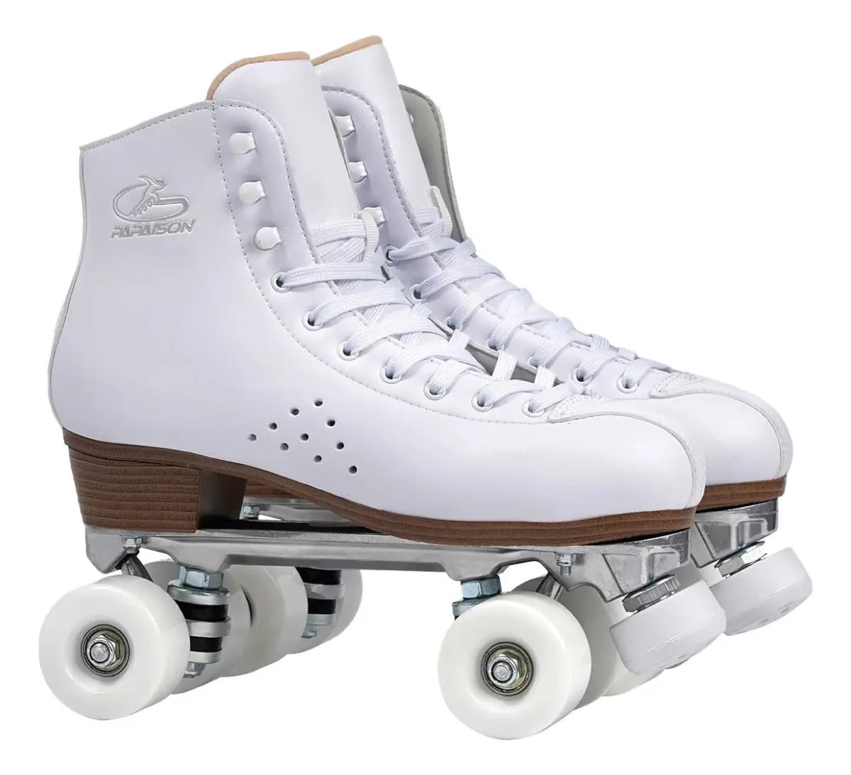 Patines Profesionales Artistico Apto Saltos Giros Importador Blanco Talla De Los Patines 34 - 23 Cm Tamaño De Las Ruedas 5.8 Cm