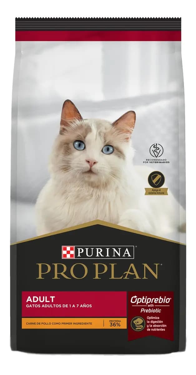 Purina Pro Plan Optiprebio. Adult Gato Adulto - Pollo/Arroz - 7.5 kg - 7.5 kg - Bolsa - Seca - Unidad - 1