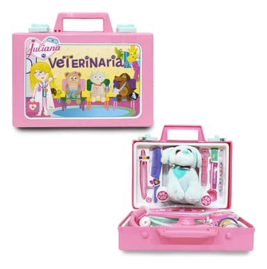 Valija Juliana Veterinaria Con Peluche