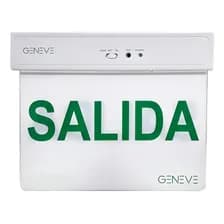 Cartel Salida Emergencia Geneve Autónomo Luminoso
