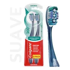 Cepillo De Dientes Colgate 360 Base 2 Unidades