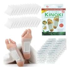 100 X Parches Pies Desintoxicantes Kinoki Relaja Y Adelgaza Color Blanco