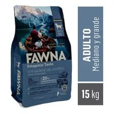 Alimento Seco Fawna Adultos Raza Mediana Salmón 15 Kg