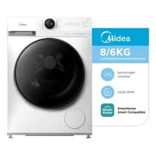 Lavasecarropas Midea Inverter Smart 8 Kg Mf200d80wb/w-a1 Color Blanco