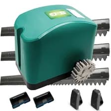 Motor Portón Corredizo Residencial Seg Solo Next Speed 400kg 50/60hz Kit Con 2 Controles Y 3mts De Cremalleras Verde Z18