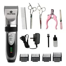 Peladora Oveja Negra Dc 3900 Con Kit - Peluquería Canina Gris
