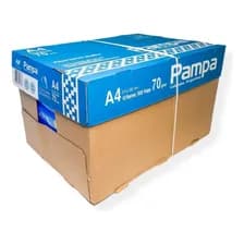 Pack De Resmas De Papel Pampa A4 De 70 G - 10 Unidades Blanco