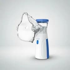 Nebulizador Ultrasónico Portátil Mesh Jsl W302 Niños Adultos Silencioso Blanco/azul