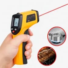 Pistola Laser Infrarrojo Termómetro Medidor Temperatura Precisión Maimon