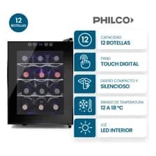 Cava Eléctrica Philco Phcav012n 12 Botellas