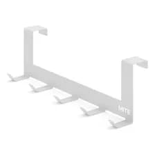 Perchero Colgante Puerta Horizontal Mite Color Blanco