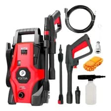 Hidrolavadora 105 Bar 1200 W Lanza Presión Pistola Rojo 50 Hz