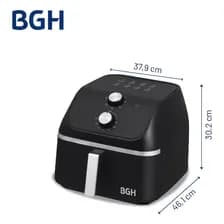 Freidora Aire Bgh 8,5 Mecánica 8 Litros Negro