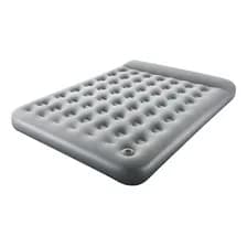 Colchón Inflable De 2 Plazas Con Inflador Incorporado Y Almohadas Gris