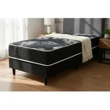 Sommier 1 Plaza Espuma Indeformable Robust Soporta 90kg 80cm Azul