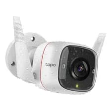 Camara De Seguridad Wi-fi Ip Tp-link Tapo C310 3mp Para Exteriores Con Lluvia Alarma De Luz Y Sonido Blanco