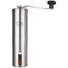 Molinillo De Cafe Gadnic Manual Acero Inoxidable 40g Compacto 18.8 Cm Portatil Resistente Gris
