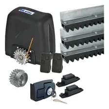 Motor Porton Corredizo Automatico Electrico 400 Kg Atto Turbo Rossi Frecuencia 50hz Tamaño Del Engranaje Z17 Negro