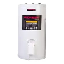 Termotanque Eléctrico 90 Lt Superior Inferior Colgar Pioneer Blanco