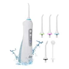Irrigador Bucal Gadnic Alta Potencia Blanqueador Dental Recargable Ipx7 Tres Modos Blanco