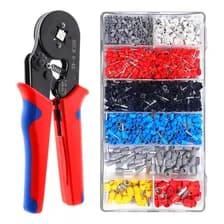 Kit Crimpeadora Y Terminales Para Extremos De Cables