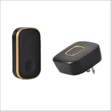 Timbre Inalámbrico Negro Alcance Amplio Negro