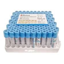 Bluttest Tubos Celestes Citrato De Sodio 3,2% 3ml Para Vacio Prp X100