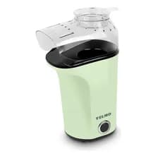 Pochoclera Yelmo Po-3700 1400w Aire Caliente 120g Sin Aceite Verde Con Medidor Verde Lima
