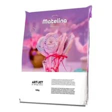 Papel Matelina Adhesivo 108g A4 100 Hojas Inkjet Blanco Mate