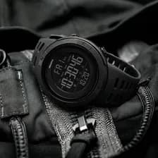 Reloj Tactico Militar Buceo Sumergible 100m Wickpro Snorkel Deportes Acuáticos Natación Doble Hora Digital Cronometro Luz Nocturna Negro