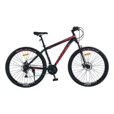 Bicicleta Mtb Overtech R29 Q5 21v Freno A Disco Shimano 12x Color Negro/rojo/rojo Tamaño Del Cuadro Xl
