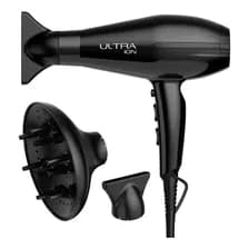 Secadora De Cabello Gama Salon Ultra Ion Color Negro