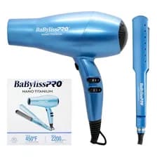 Set Babyliss Planchita De Pelo Alisados + Secador 2200w Bntblpp41ar