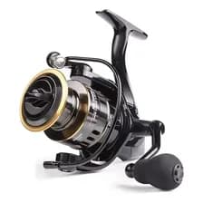 Reel Frontal Amberjack 7000 12 Rul Pesca Variada 10kg Drag Color Negro Y Dorado 7000 Negro Dorado 7000 Derecho/izquierdo