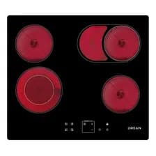 Anafe Eléctrico Vitrocerámico 60 Cm Negro Drean Aedr60cnv