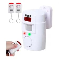 Alarma Domicilio Inalambrica Sensor De Movimiento Libercam Als-300 Sirena Control Color Blanco