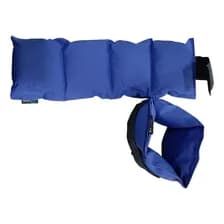 2 Tobilleras De 1 Kg C/u Pesas Para Tobillos Fitness Azul