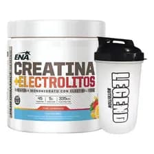 Creatina Con Electrolitos Ena Sport Monohidrato 302g Pink Lemonade + Vaso Legend Nutrition