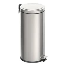 Basurero De Acero Con Pedal Y Balde 30 L Tramontina Brasil
