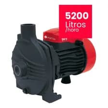 Bomba Pektra Centrifuga Elevadora 3/4 Hp Turbina Bronce 1 Pulgada Negro 50 Hz Monofásica