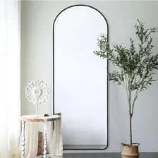 Espejo Arco De Pared Finca Deco Arco120x50 De 1.2m X 50cm Marco Negro