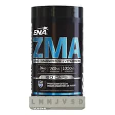 Zma 300 Mg (60 Cápsulas) Ena Sport Sin Sabor + Pastillero Legend Suplemento Con Zinc, Magnesio Y Vitamina B6 Para Fuerza, Resistencia Y Descanso