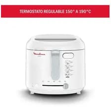 Freidora Uno M Blanca Af203158 1600w Color Blanco Moulinex