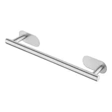 Toallero Barral Adhesivo Para Baño 40cm Acero Inoxidable Cromado Con Cinta 3m, Anticorrosivo Y Sin Taladro Plateado