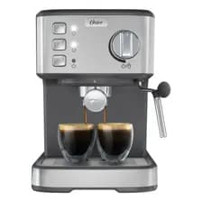 Cafetera Espresso Oster 15 Bares Bvstem5 Plateado