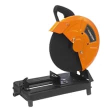 Sierra Cortadora Sensitiva Lüsqtoff Cm-14k 14'' 2000w Máquina Corte Naranja