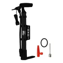 Inflador De Mano Para Bicicleta Libercam Inbi-700 Portable Con Boquilla + Aguja Para Pelotas Color Negro