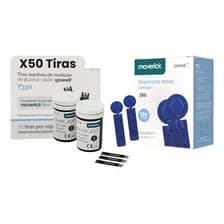 Kit De Tiras Reactivas Mas Lancetas 50 Tiras