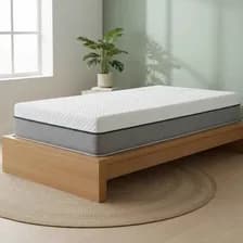 Colchon 1 Plaza Balance Plus 080x190x25 Sleep Box Blanco